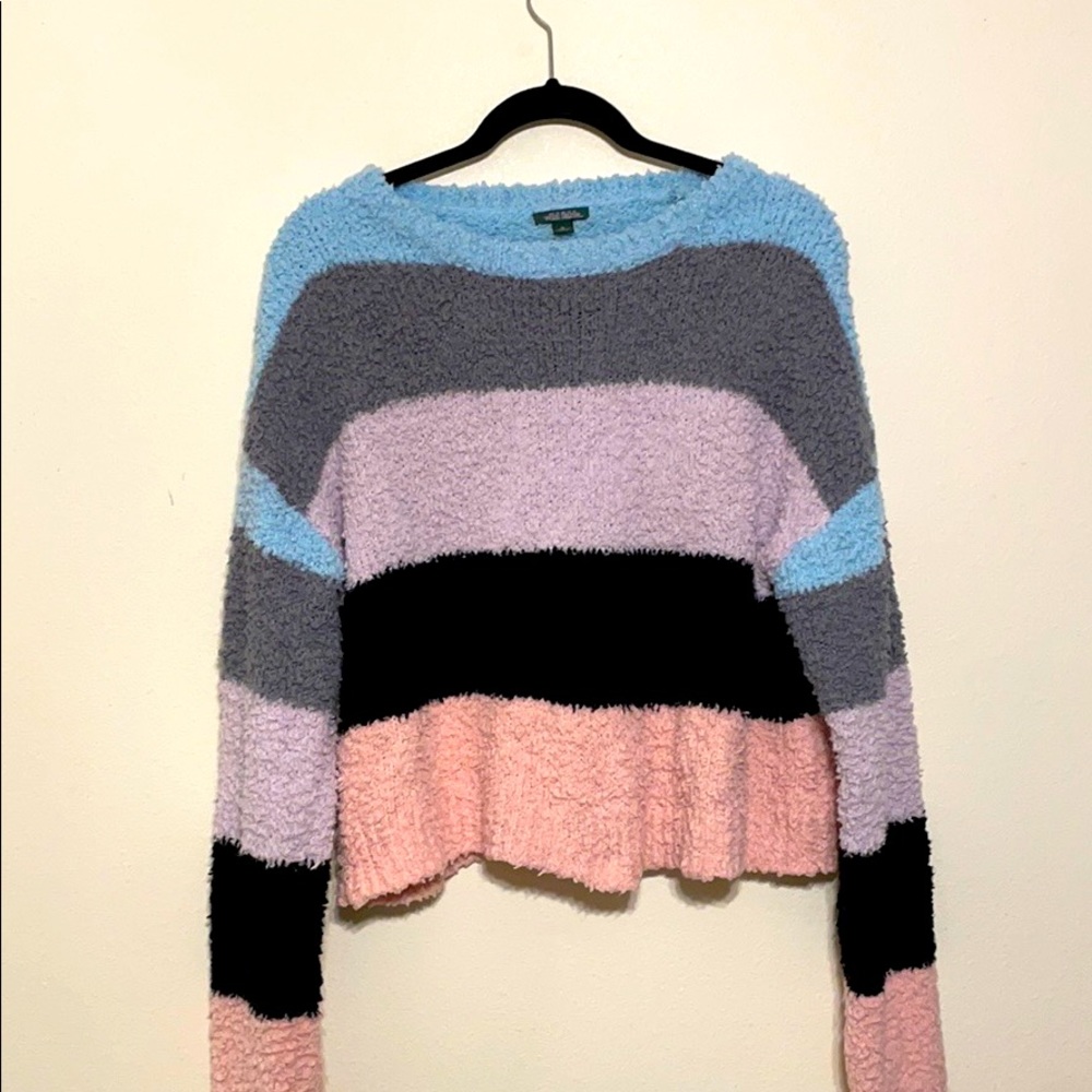Color block sweater